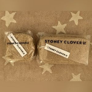 NWT stoney clover lane Sherpa mini and small pouches
